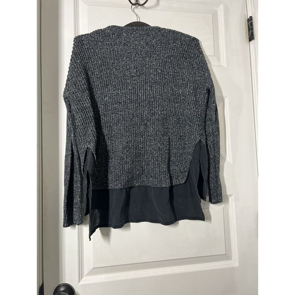 Madewell Sweater Womens Small  Crew Neck Gray Pullover Knit alliance - Picture 6 of 7